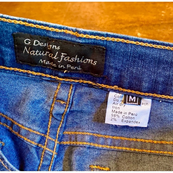 💥G Designs Natural Fashions Embroidered Jeans💥 - Picture 5 of 10